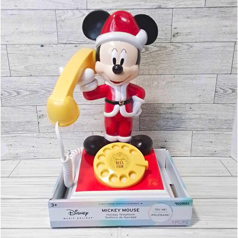 Disney Magic Holiday Mickey Mouse Holiday Telephone Jingle Bell Fun